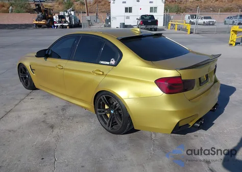 2016 BMW M3 from USA, damaged, VIN WBS8M9C50G5E68502